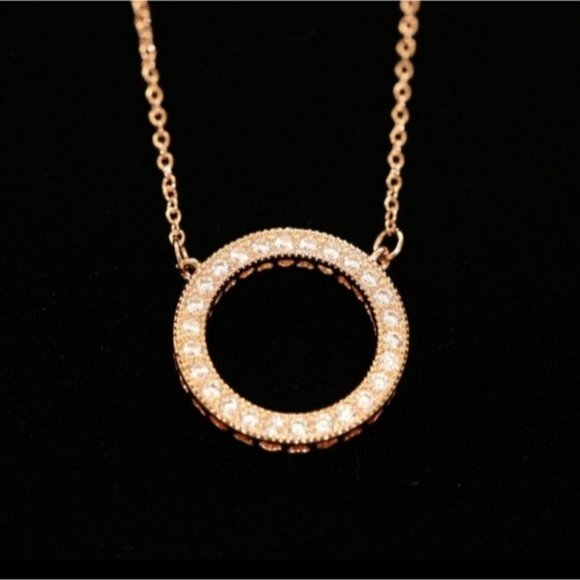 NEW Pandora Circle of Sparkle Necklace - Picture 3 of 8